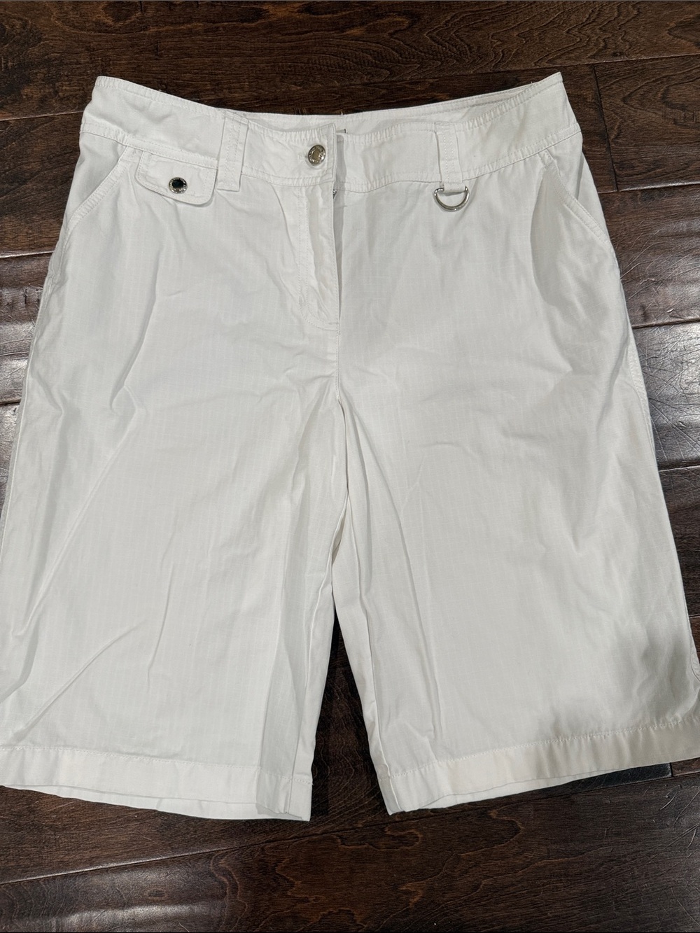 Women’s White Casual Shorts